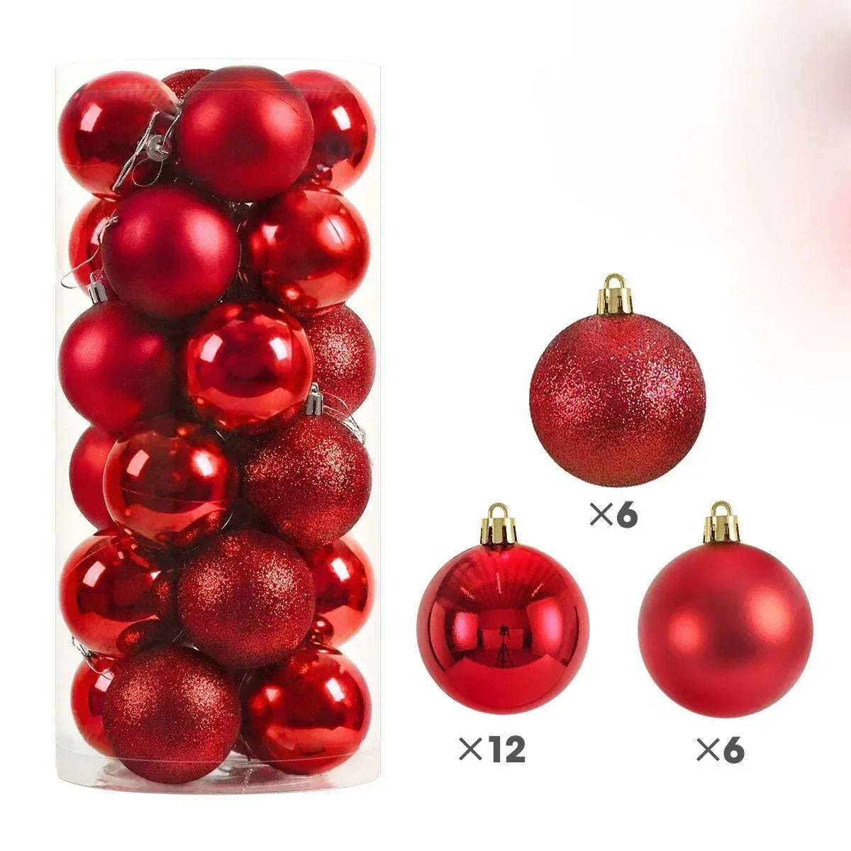 Christmas Tree Balls – 24PCS