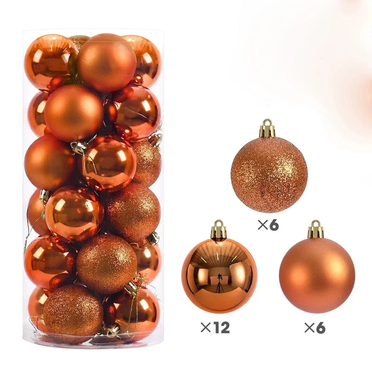 Christmas Tree Balls – 24PCS
