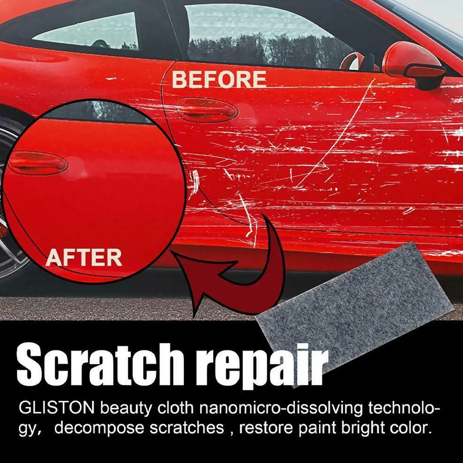 ScratchFix™ Nano Cloth – Instant Paint Repair