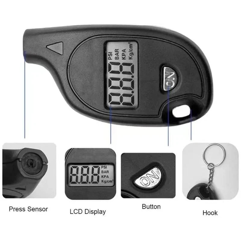 AirSure™ Digital Tire Gauge – Accurate Pressure, Safer Driving