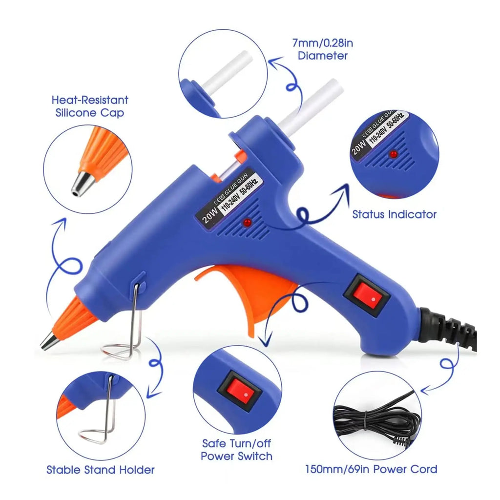GlueMaster™ 20W Mini Hot Glue Gun