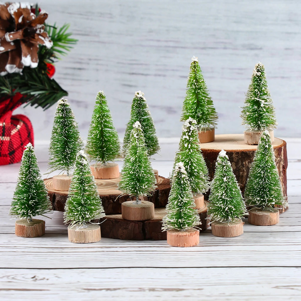 NordicGlow Mini Sisal Christmas Tree
