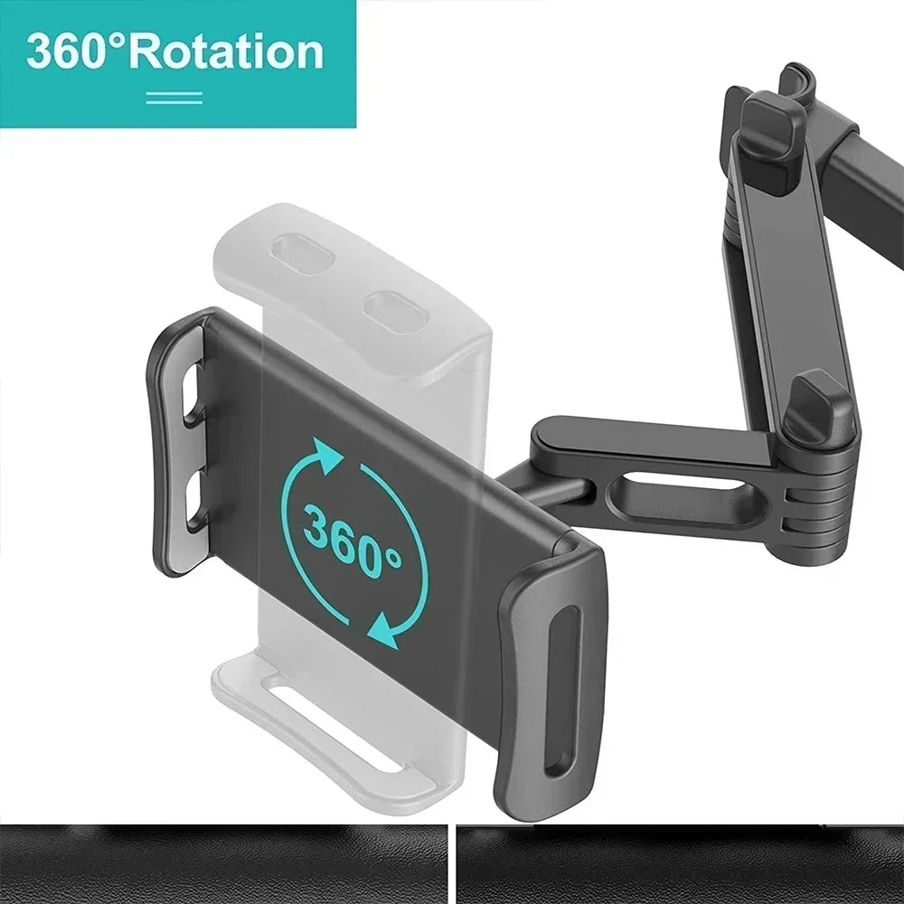 TabMount360™ – Universal Car Headrest Tablet Holder