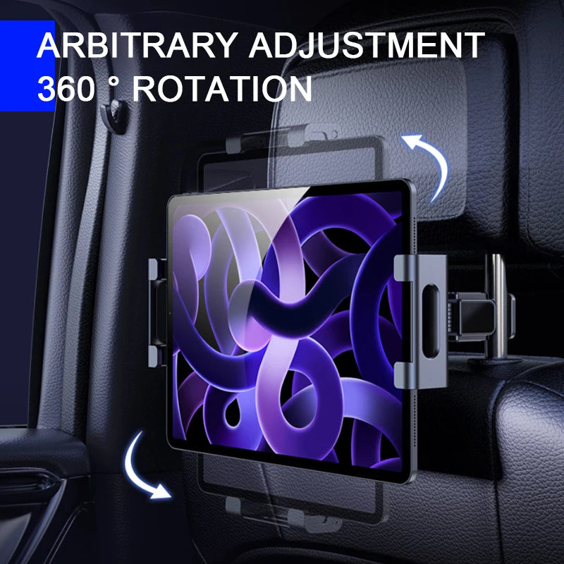 TabMount360™ – Universal Car Headrest Tablet Holder