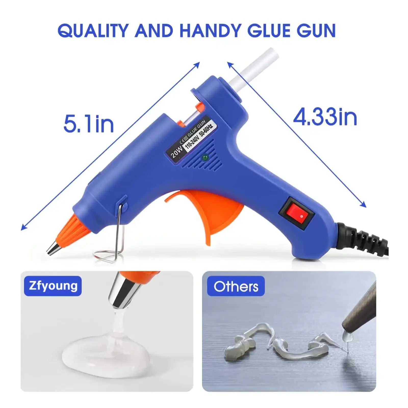 GlueMaster™ 20W Mini Hot Glue Gun