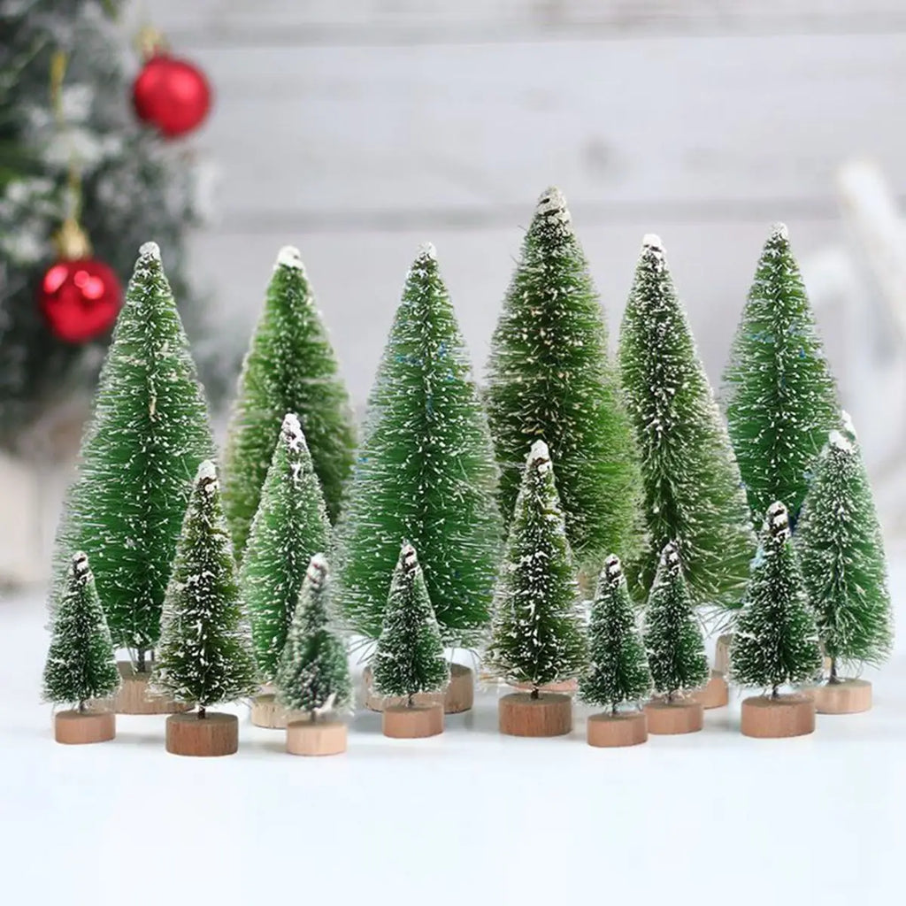 NordicGlow Mini Sisal Christmas Tree