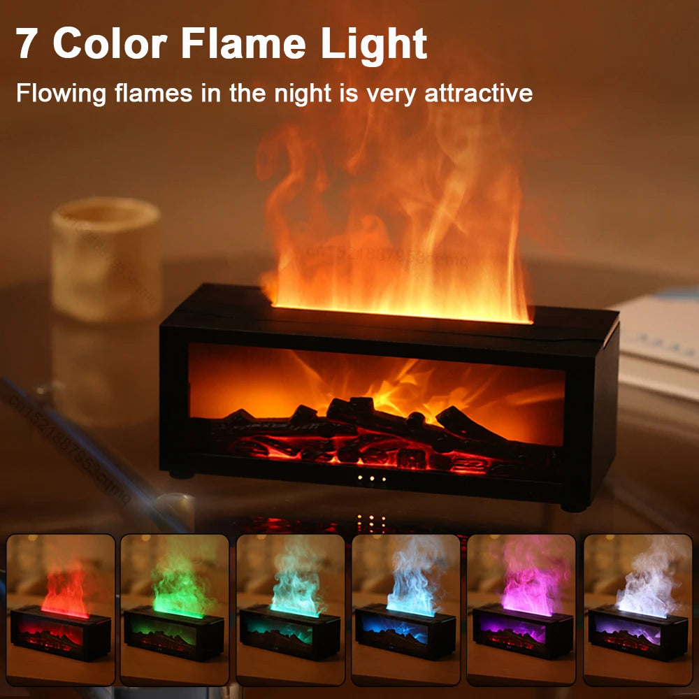 FlameMist™ Aroma Humidifier – The Relaxing Fire-Effect Diffuser